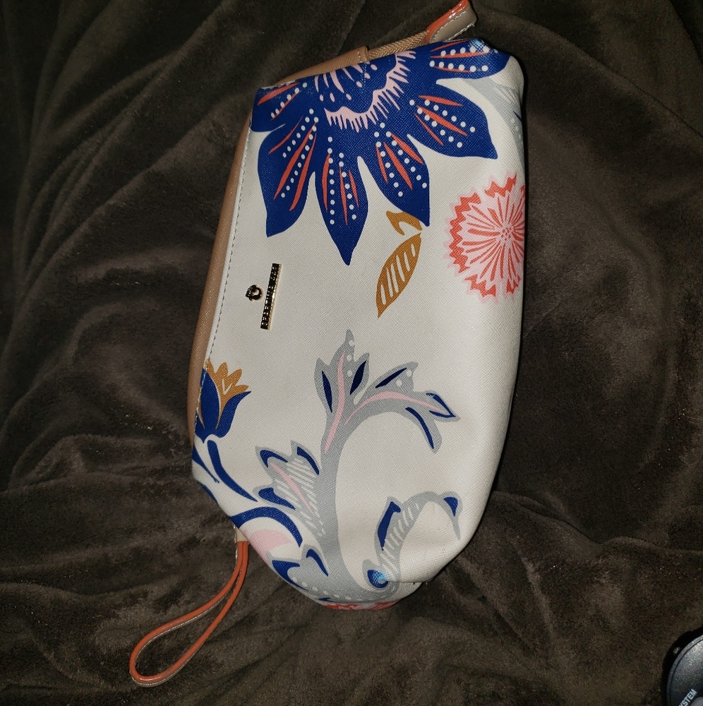 Spartina makeup bag never used large size